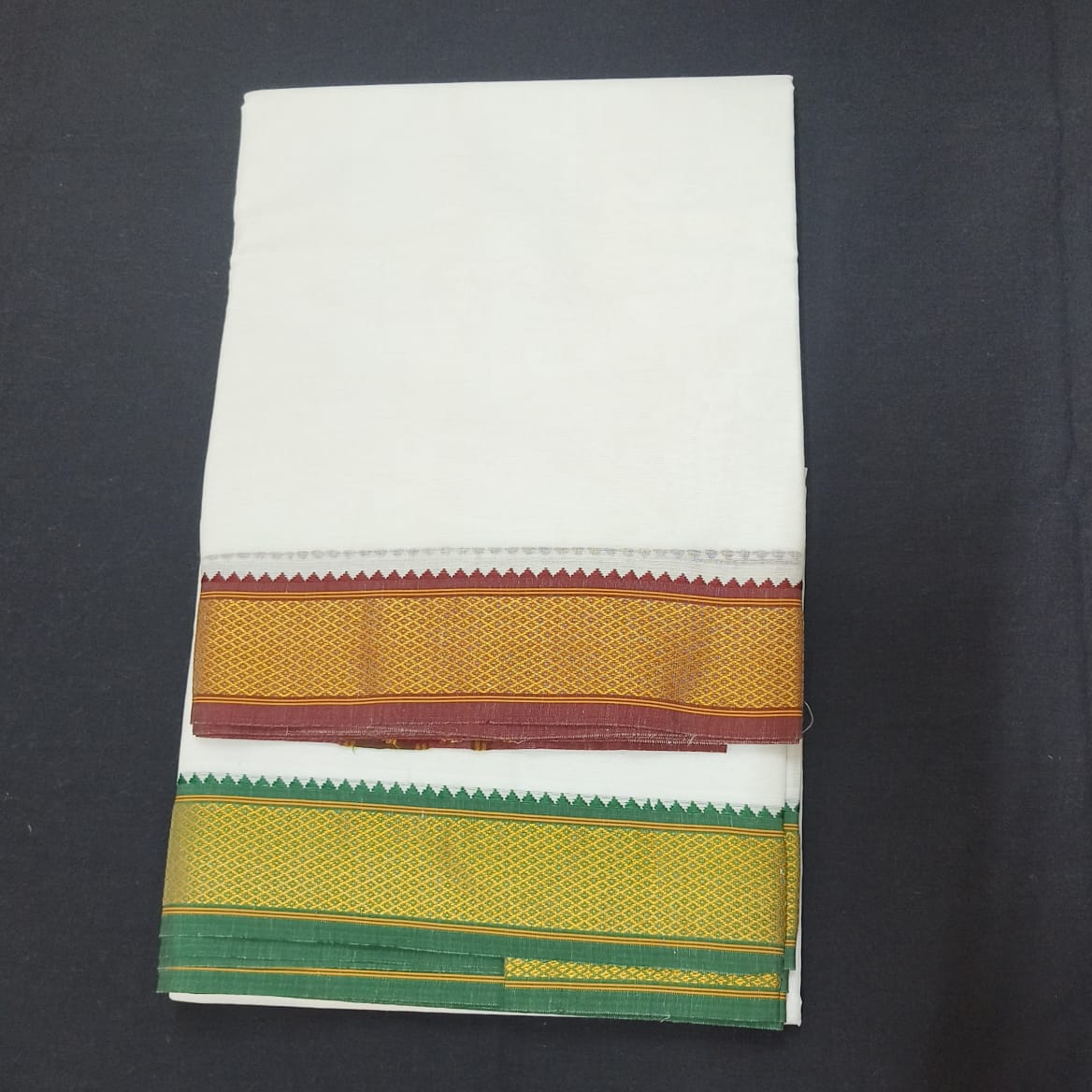 Panchakacham Mayilkan White Set - 901025