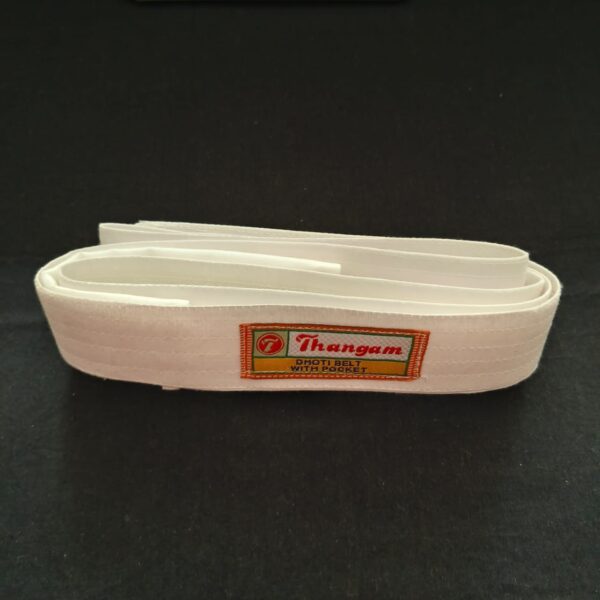 Velcro Dhoti Belt White -303688